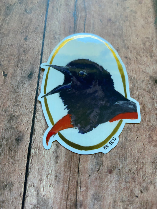 Red-Winged Black Bird Sticker