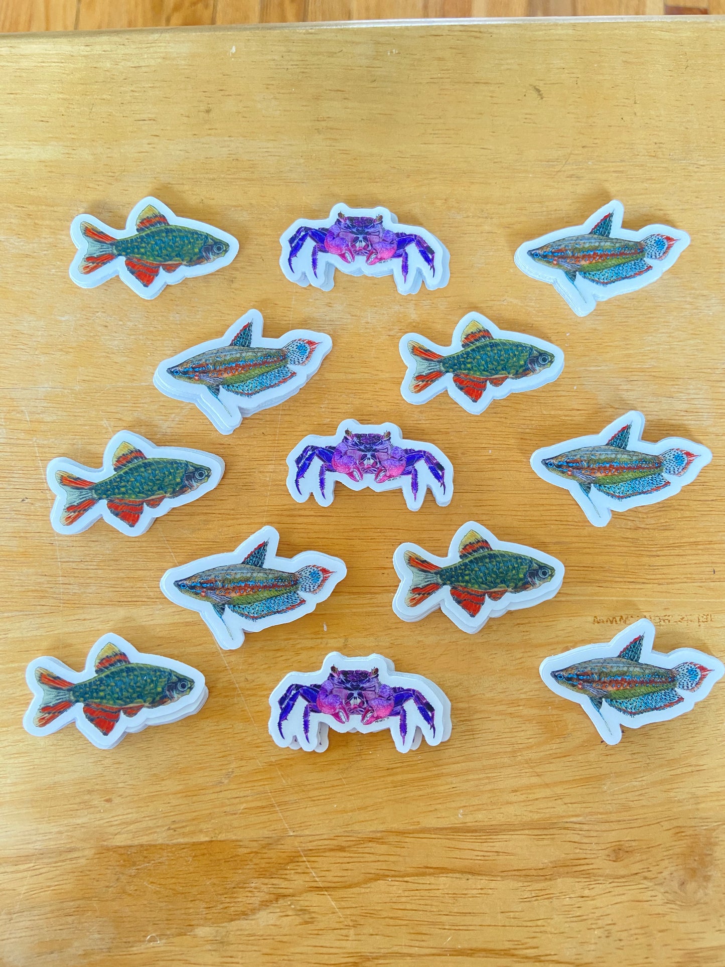 Nano Fish Sticker Pack